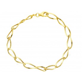 BRACCIALE MAGLIA ORO GIALLO...